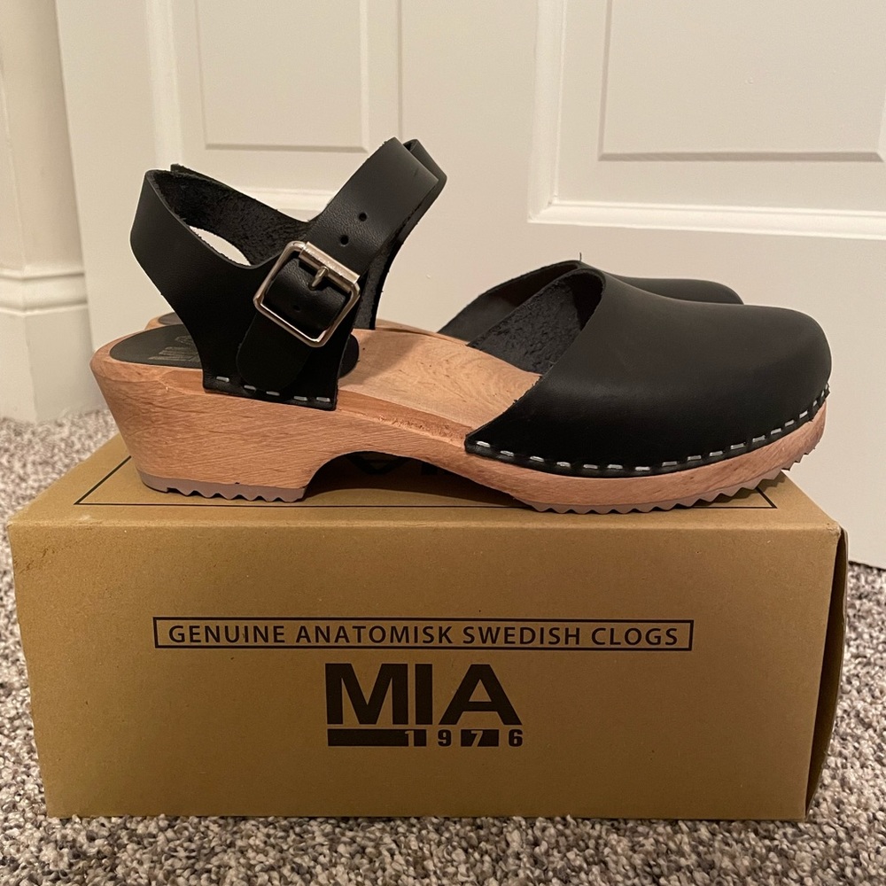 MIA clog Sofia in Black size 39/9m